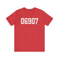 06907 Stamford CT Zip Code Unisex Jersey Short Sleeve T-Shirt