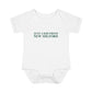 Just a kid from New Milford Infant Baby Rib Bodysuit