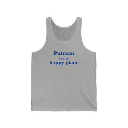 Putnam is My Happy Place Unisex Jersey Tank Top