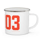 06903 Stamford Connecticut Zip Code Enamel Camping Mug