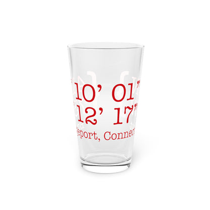 Bridgeport Coordinates Pint Glass, 16oz