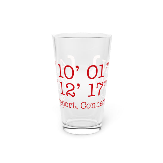 Bridgeport Coordinates Pint Glass, 16oz