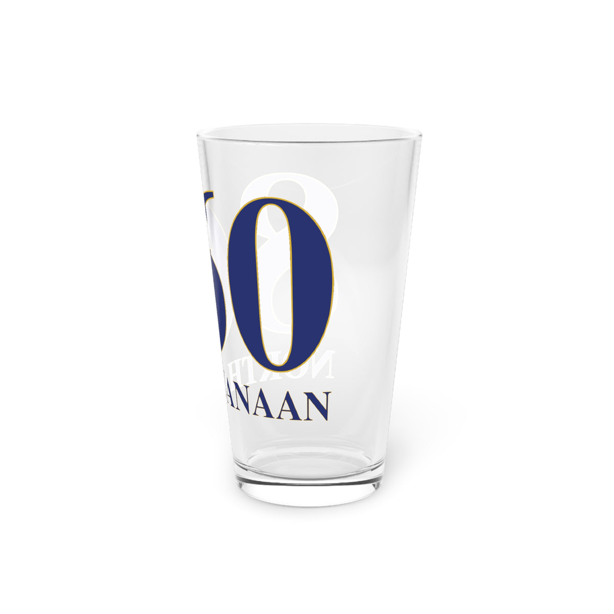 860 North Canaan Pint Glass, 16oz