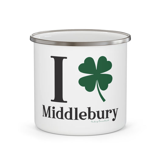 I Clover Middlebury Enamel Camping Mug