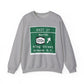 Vintage Merritt Parkway Exit 27 Sign Unisex Heavy Blend™ Crewneck Sweatshirt