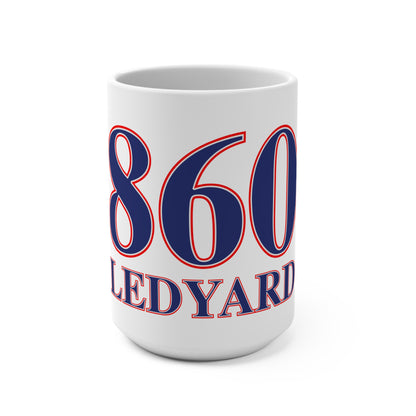860 Ledyard Red, White & Blue Mug 15oz