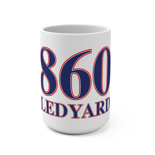 860 Ledyard Red, White & Blue Mug 15oz