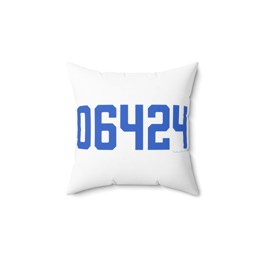 06464 East Hampton Connecticut Zip Code Spun Polyester Square Pillow