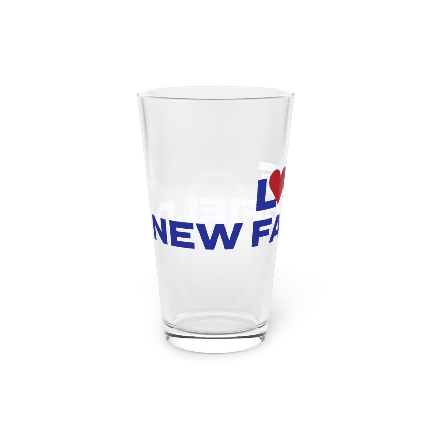 Love New Fairfield Pint Glass, 16oz