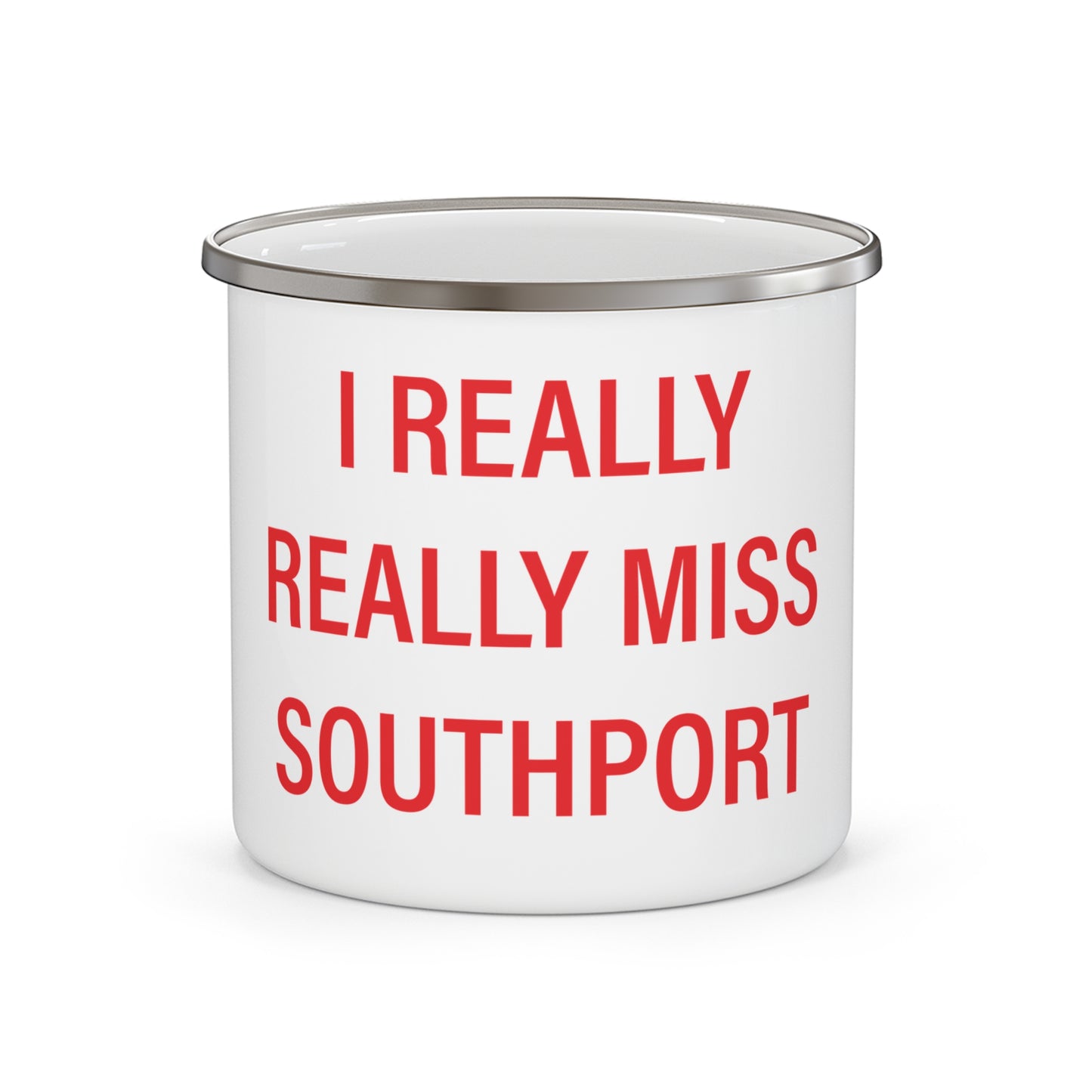 I Really Really Miss Southport Enamel Camping Mug