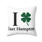 I Clover East Hampton Spun Polyester Square Pillow