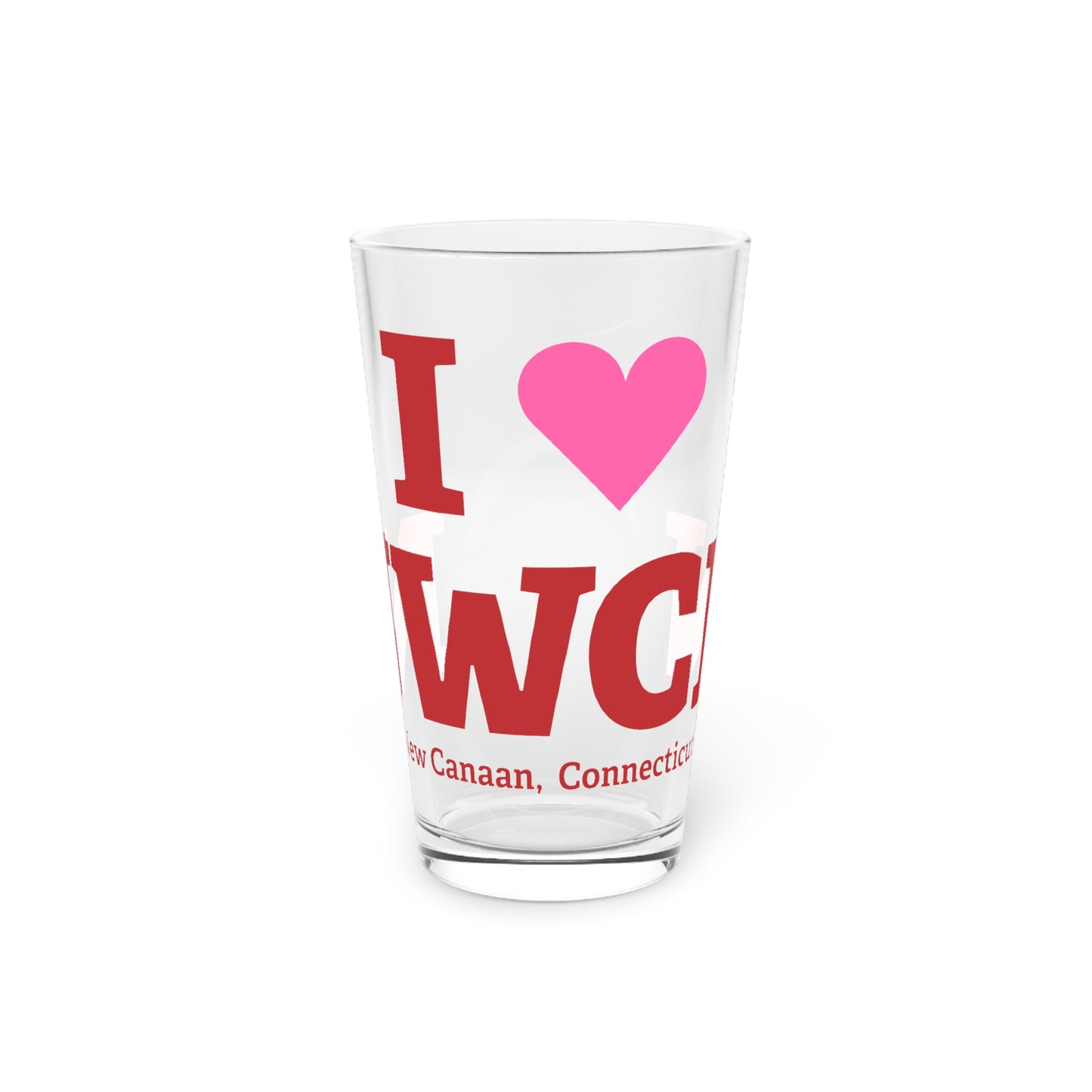 I Heart NWCN Pint Glass, 16oz