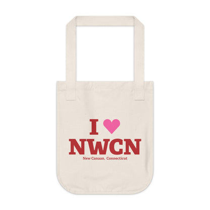 I Heart NWCN Organic Canvas Tote Bag