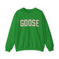 Goose Zip Code Cream & Purple Unisex Heavy Blend™ Crewneck Sweatshirt