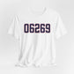 06269 Storrs Connecticut Zip Code Unisex Jersey Short Sleeve T-Shirt