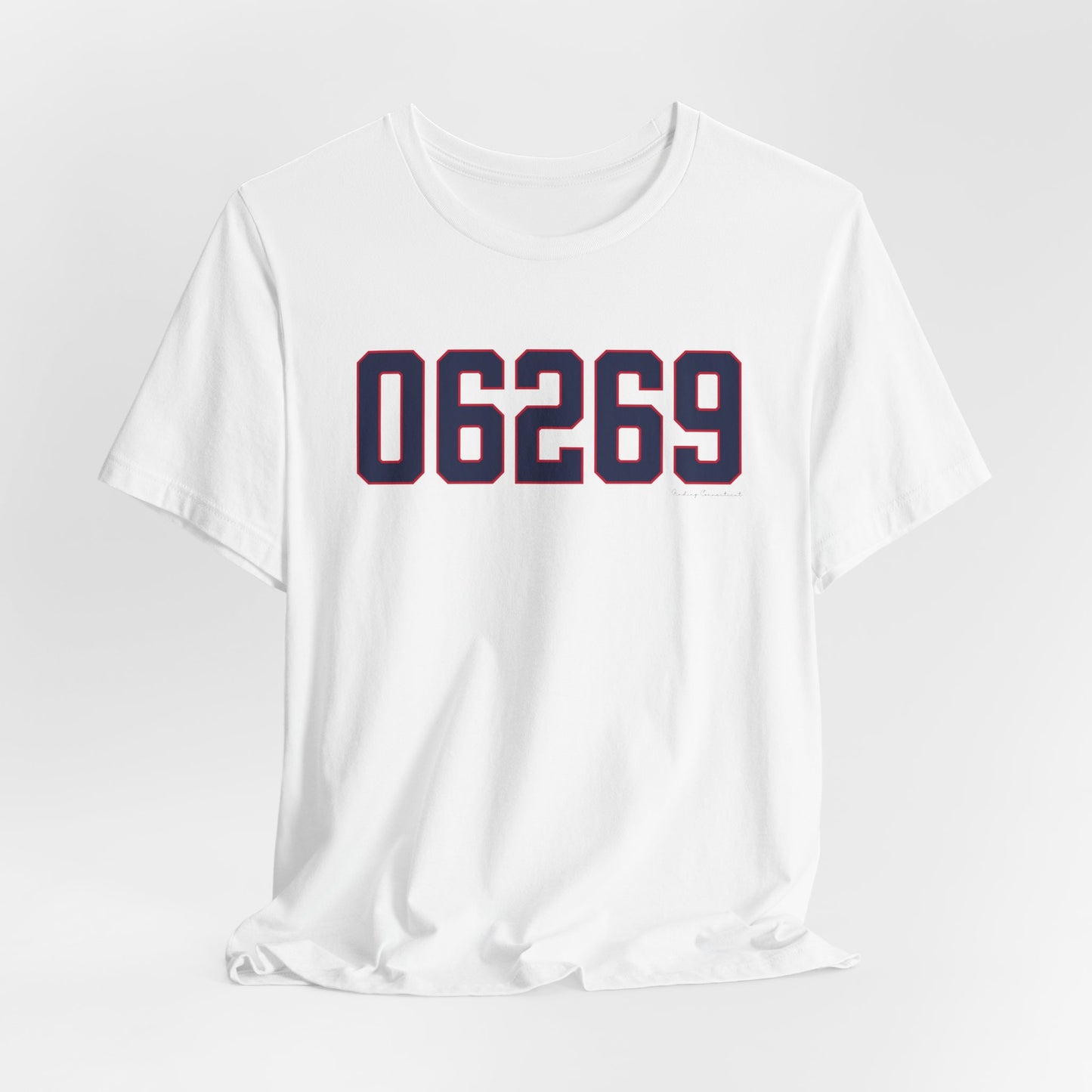 06269 Storrs Connecticut Zip Code Unisex Jersey Short Sleeve T-Shirt