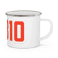 06810 Danbury Connecticut Zip Code Enamel Camping Mug