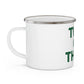 Two O’ Three Enamel Camping Mug Lucky Green – St. Patrick’s Day