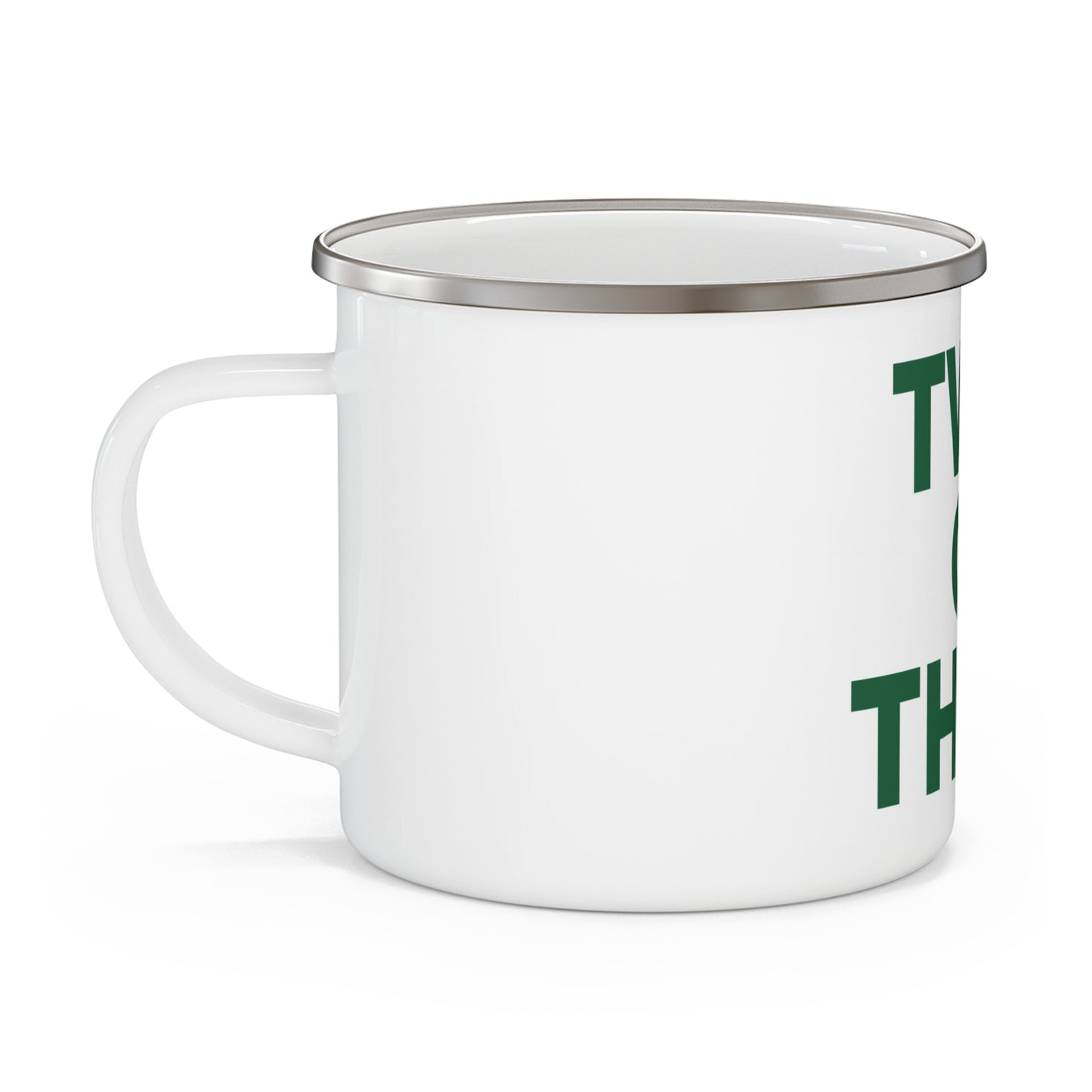 Two O’ Three Enamel Camping Mug Lucky Green – St. Patrick’s Day