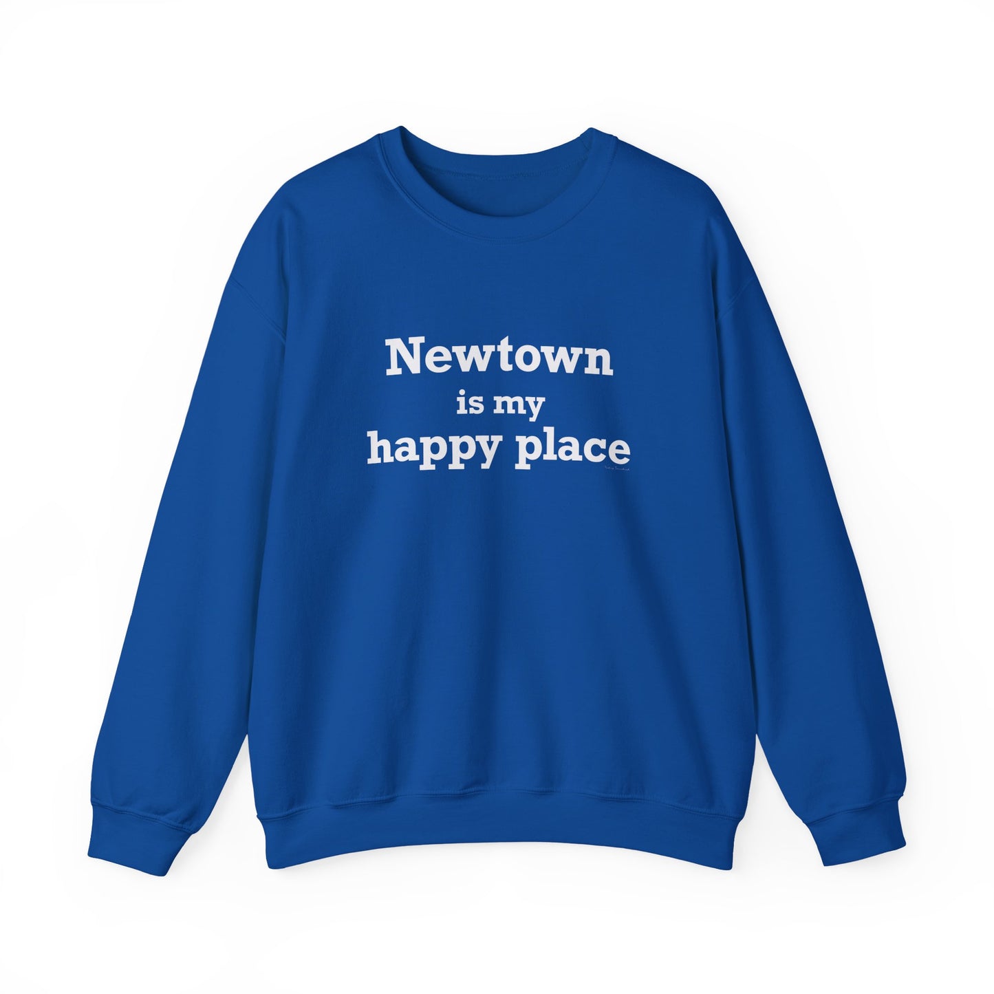 Newtown Is My Happy Place Unisex Heavy Blend™ Crewneck Sweatshirt