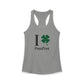 I Clover Pomfret Women's Ideal Racerback Tank Top