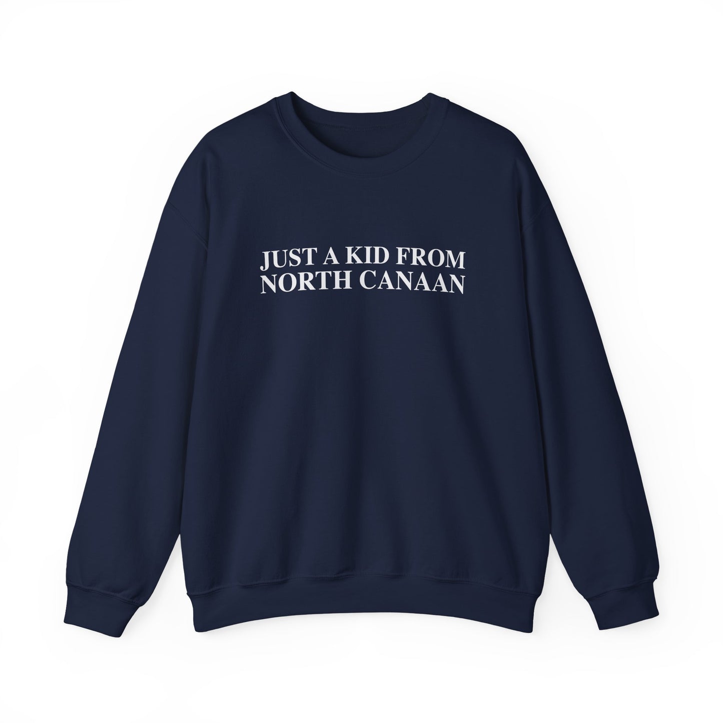 Just a kid from North Canaan Unisex Heavy Blend™ Crewneck Sweatshirt
