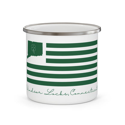 Windsor Locks Connecticut St. Patrick’s Day Flag Enamel Camping Mug