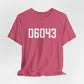 06043 Bolton CT Zip Code Unisex Jersey Short Sleeve T-Shirt