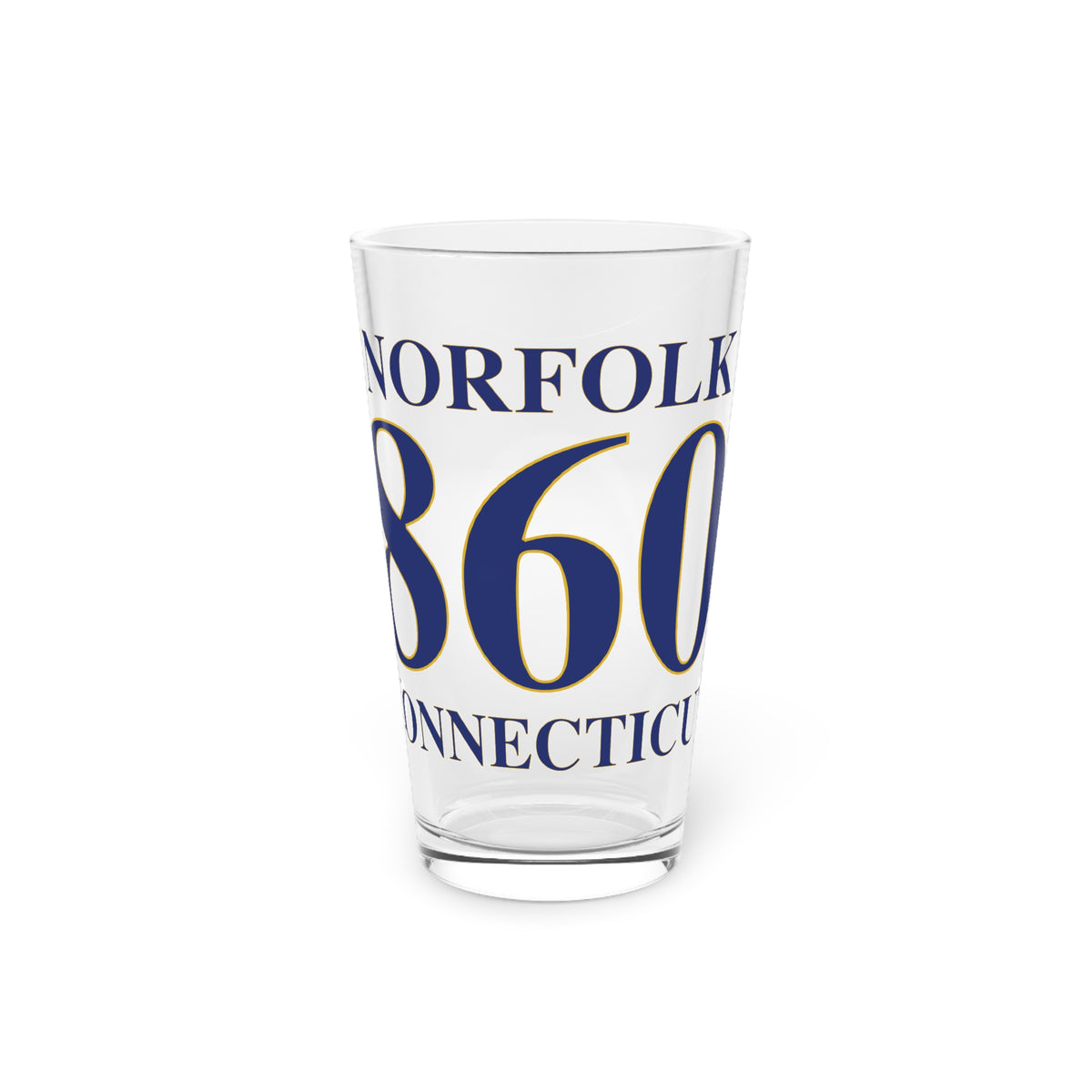Norfolk 860 Connecticut Pint Glass, 16oz