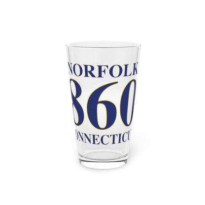 Norfolk 860 Connecticut Pint Glass, 16oz