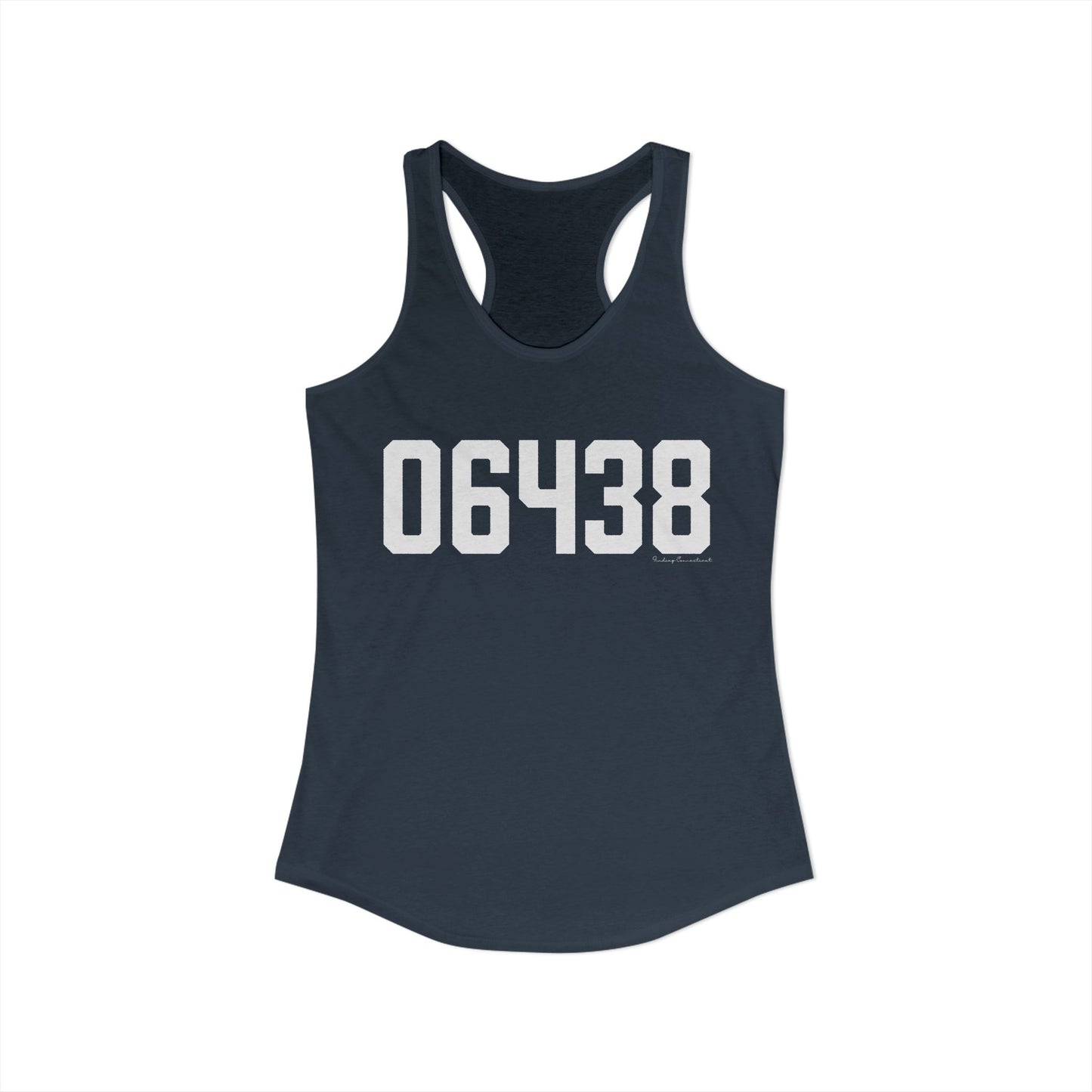 06438 Haddam CT Zip Code Women's Ideal Racerback Tank Top