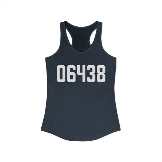 06438 Haddam CT Zip Code Women's Ideal Racerback Tank Top