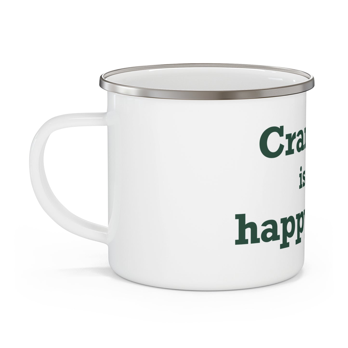 Cranbury is My Happy Place Enamel Camping Mug