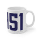 06451 Meriden Connecticut Zip Code Mug 11oz