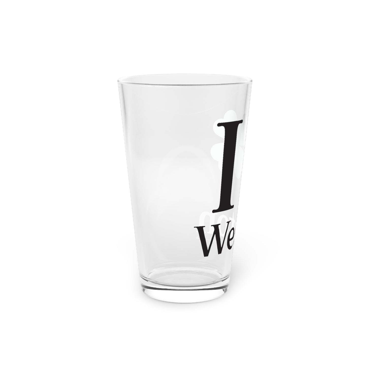 I Clover Weston Pint Glass, 16oz