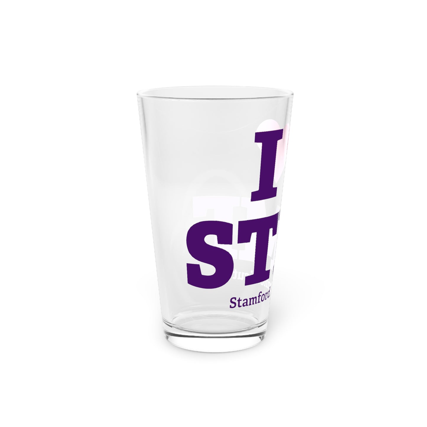 I Heart STMF Pint Glass, 16oz