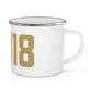 06118 East Hartford Connecticut Zip Code Enamel Camping Mug