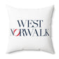41 Tilt West Norwalk Spun Polyester Square Pillow