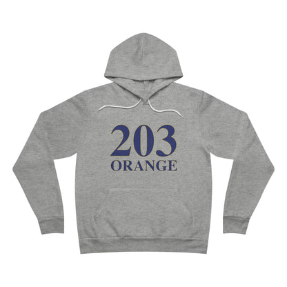 203 Orange Unisex Sponge Fleece Pullover Hoodie