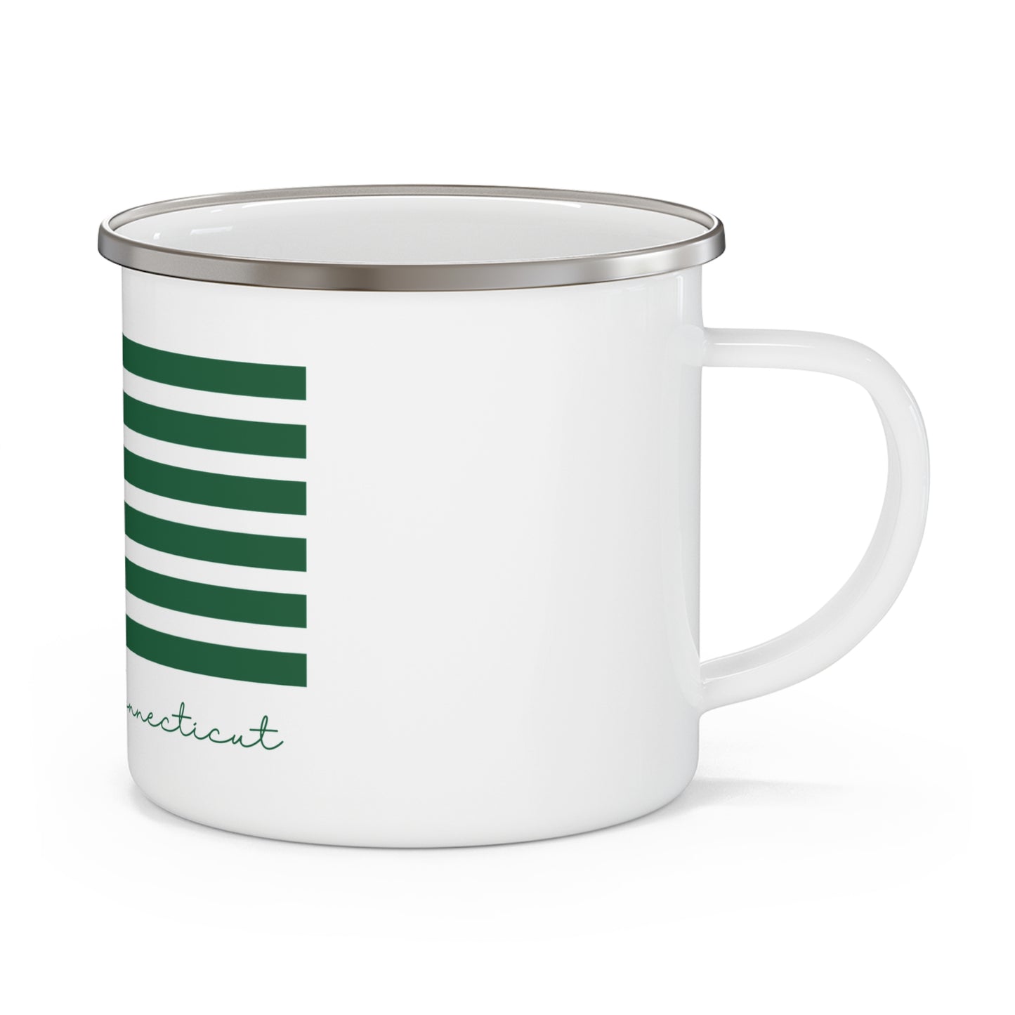 Plainville Connecticut St. Patrick’s Day Flag Enamel Camping Mug