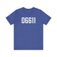 06611 Trumbull CT Zip Code Unisex Jersey Short Sleeve T-Shirt