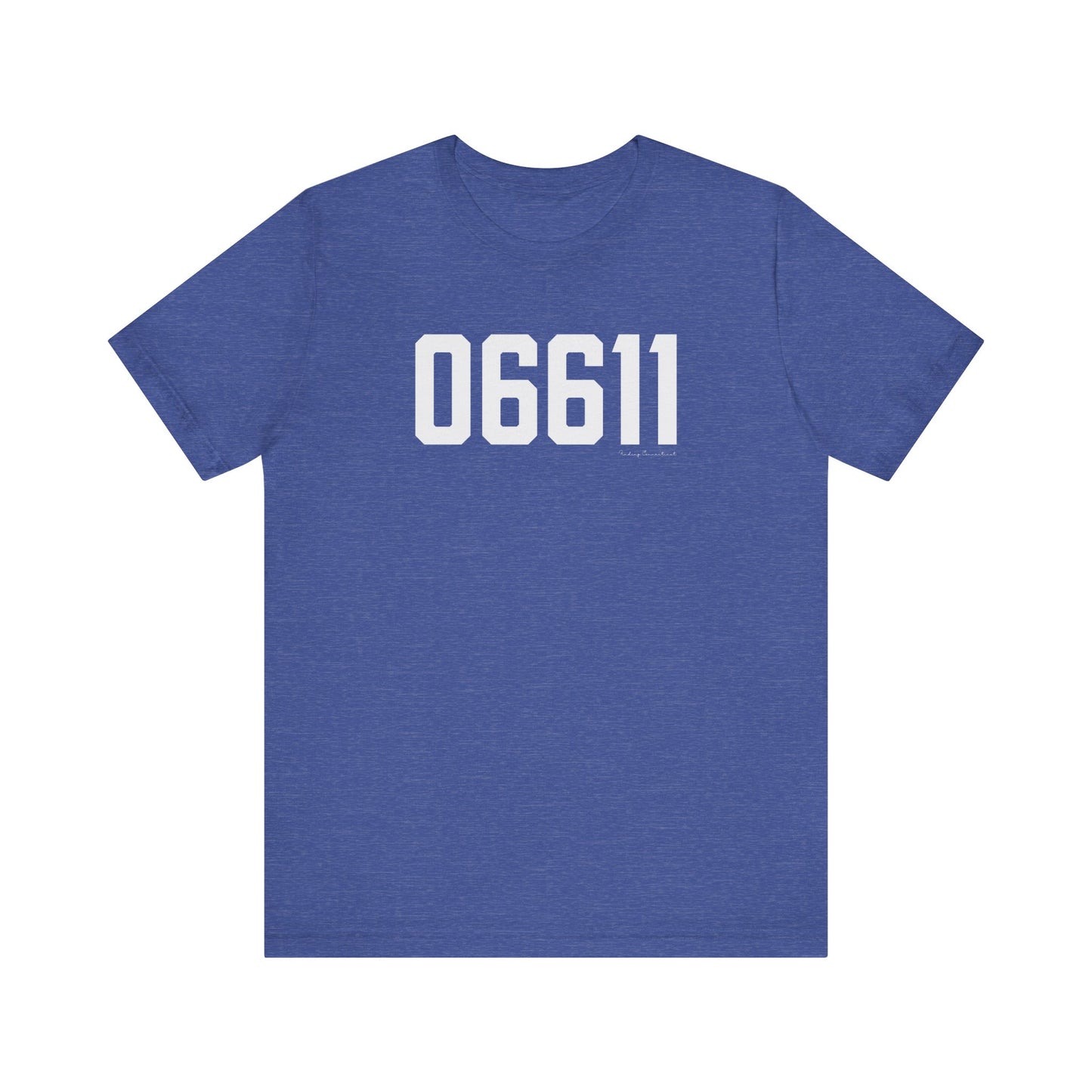 06611 Trumbull CT Zip Code Unisex Jersey Short Sleeve T-Shirt