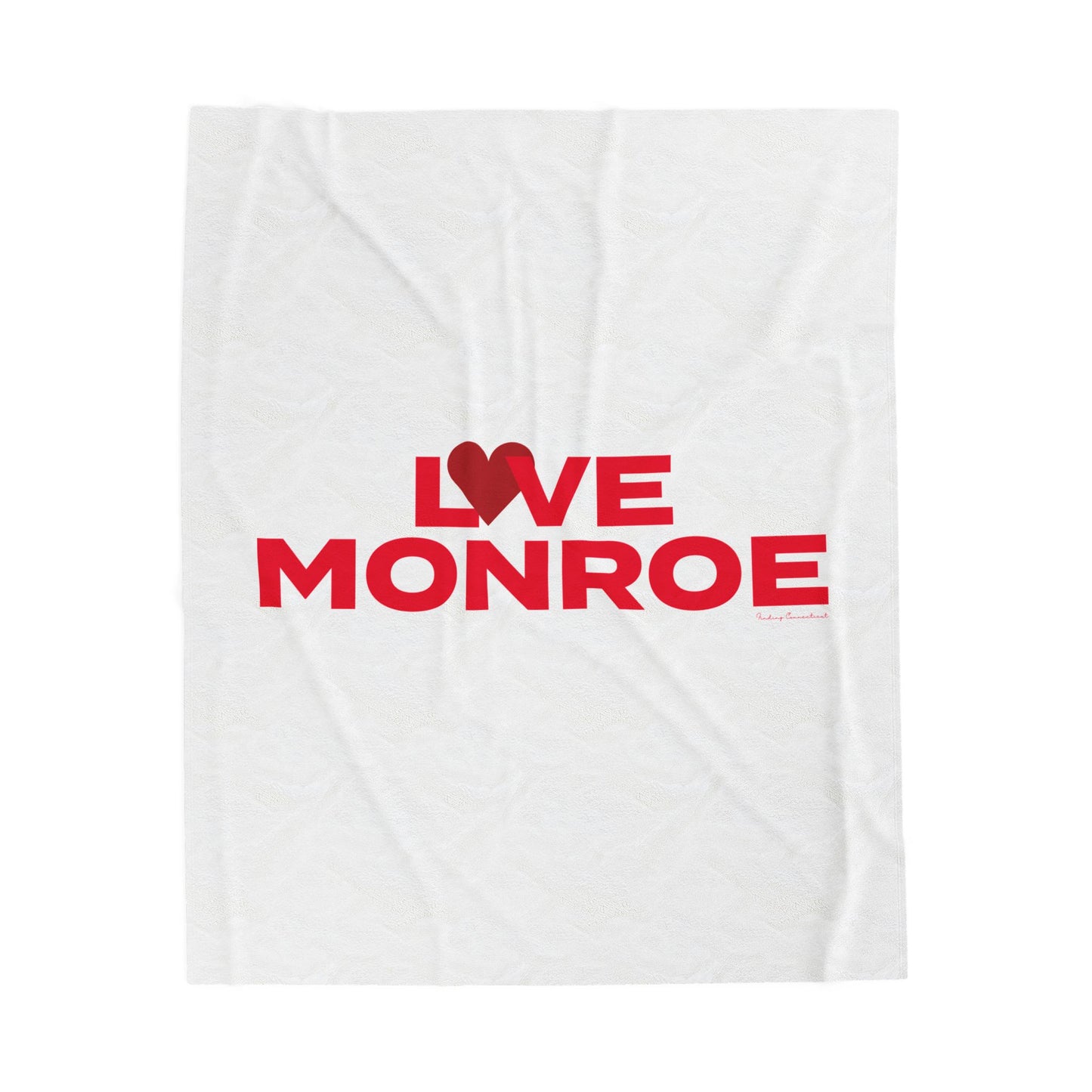 Love Monroe Velveteen Plush Blanket