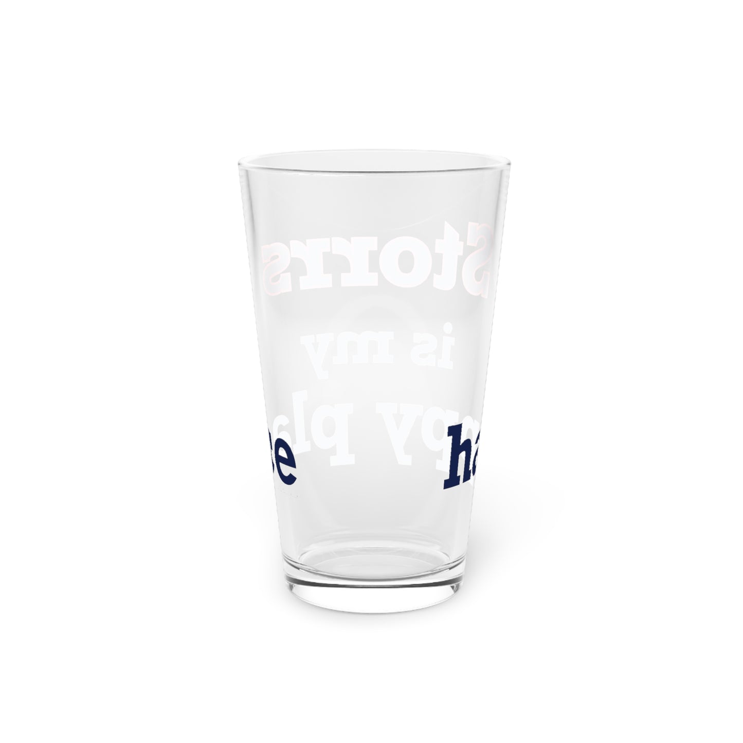 Storrs Is My Happy Place Pint Glass, 16oz