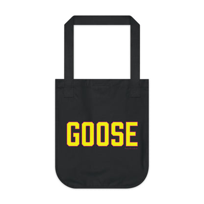 Goose Zip Code - Yellow & Pink Organic Canvas Tote Bag
