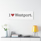 I Heart Westport. Matte Canvas, Stretched, 1.25"