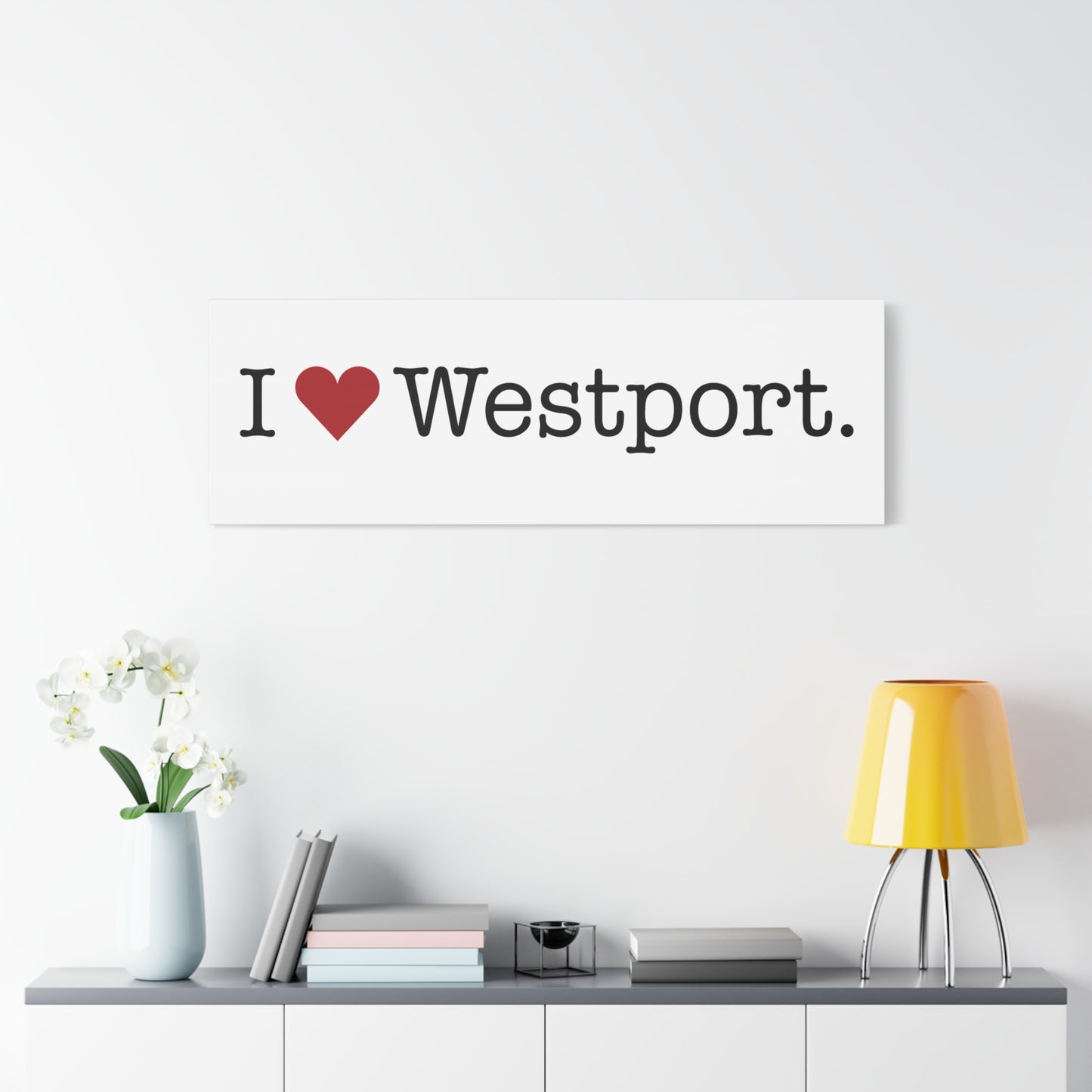 I Heart Westport. Matte Canvas, Stretched, 1.25"