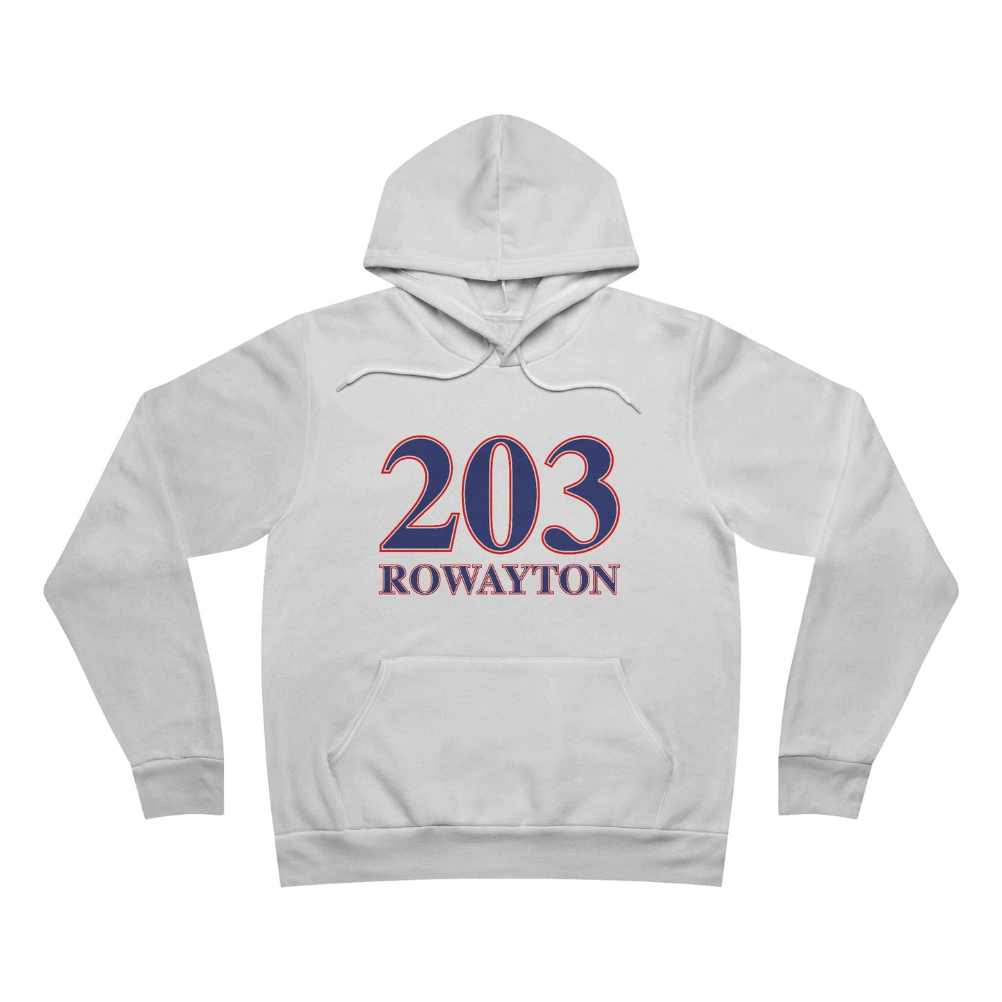 203 Rowayton Red, White & Blue Unisex Sponge Fleece Pullover Hoodie