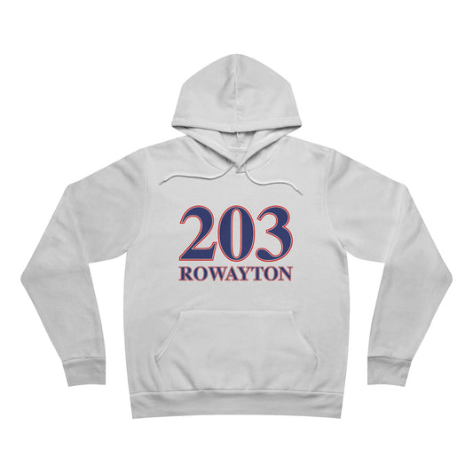 203 Rowayton Red, White & Blue Unisex Sponge Fleece Pullover Hoodie