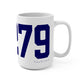 06279 Willington Connecticut Zip Code Mug 15oz